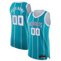 Elroe Custom C.Hornets  Teal 202021 Authentic Jerseys - Icon Edition
