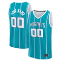 Elroe Custom C.Hornets  Teal Fast Break Jerseys - Icon Edition