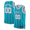 Elroe Custom C.Hornets  Teal Swingman Jerseys - Icon Edition