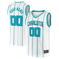 Elroe Custom C.Hornets  White Fast Break Custom Replica Jerseys - Association Edition