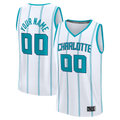 Elroe Custom C.Hornets  White Fast Break Jerseys - Icon Edition