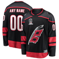 Elroe Custom C.Hurricanes Black 2026 Stanley Cup Champions Home Breakaway Custom Stitched Jerseys