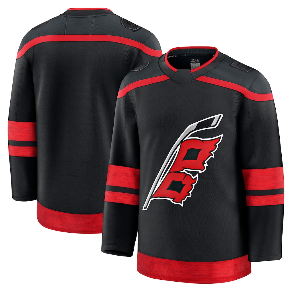 Elroe C.Hurricanes Black Home Premium Stitched Jerseys