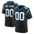 Elroe Custom C.Panthers Black Home Game Any Name & Numbers Stitched Jerseys