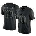 Elroe Custom C.Panthers Black Limited Reflective Game Any Name & Numbers Stitched Jerseys