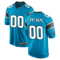 Elroe Custom C.Panthers Blue Game Any Name & Numbers Stitched Jerseys