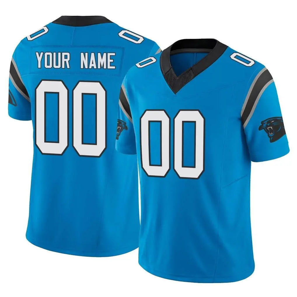 Elroe Custom C.Panthers Blue Vapor F.U.S.E. Limited Home Game Any Name & Numbers Stitched Jerseys