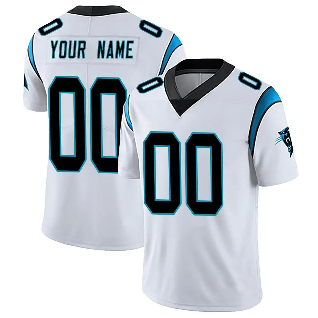 Elroe Custom C.Panthers White Vapor Untouchable Limited Game Any Name & Numbers Stitched Jerseys