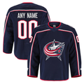 Elroe Custom CB.Jackets Navy Home Authentic Pro Jersey