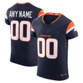 Elroe Custom D.Broncos Navy Vapor F.U.S.E. Elite Stitched Jerseys