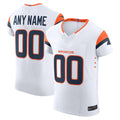 Elroe Custom D.Broncos Vapor F.U.S.E. Elite White Stitched Jerseys