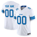 Elroe Custom D.Lions White Vapor F.U.S.E. Limited Elite Stitched Jerseys
