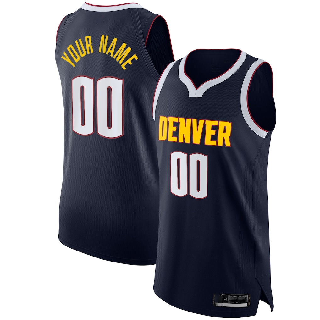 Elroe Custom D.Nuggets Navy 2020-21 Authentic Jerseys - Icon Edition