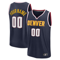 Elroe Custom D.Nuggets Navy Fast Break Jerseys - Icon Edition