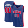 Elroe Custom D.Pistons  Blue Fast Break Jerseys - Icon Edition