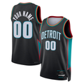 Elroe Custom D.Pistons Charcoal 202526 City Edition Swingman Jerseys