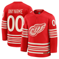 Elroe Custom D.Red wings Red Centennial Premium Jerseys