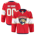 Elroe Custom F.Panthers Red Home Authentic Pro Jerseys