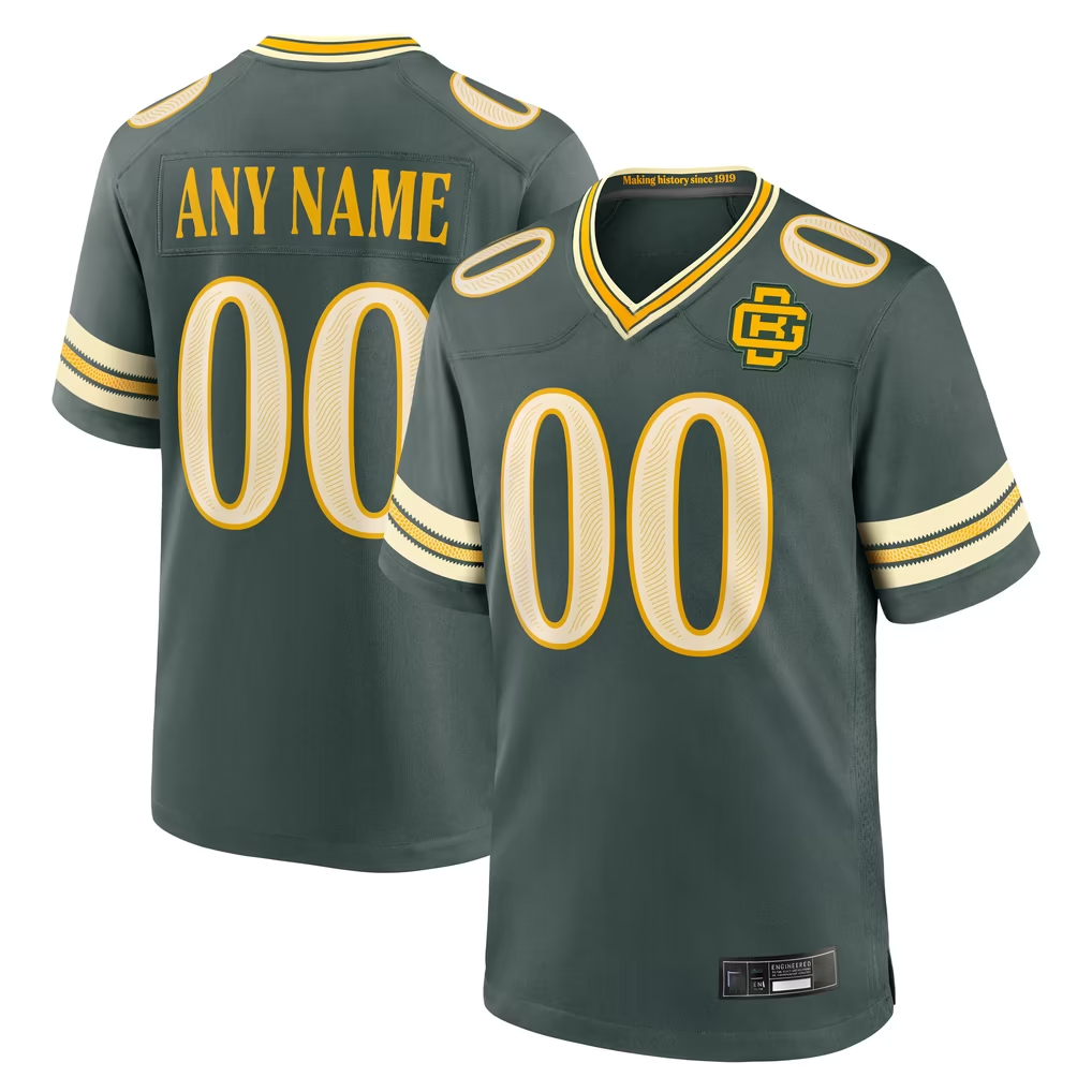 Elroe Custom GB.Packers Green 2026 Rivalries Collection Game Stitched Jerseys
