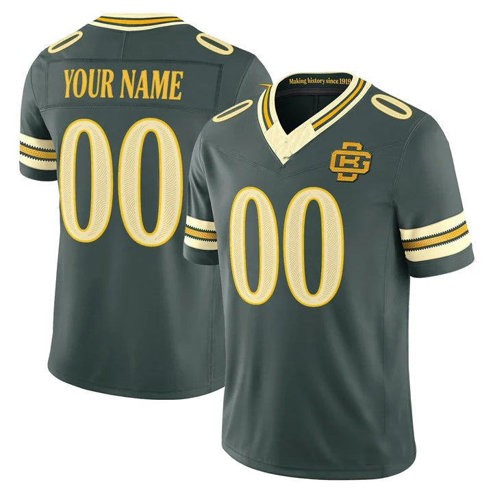 Elroe Custom GB.Packers Green 2026 Rivalries Vapor Limited Jersey - All Stitched