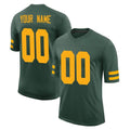 Elroe Custom GB.Packers Green Alternate Vapor Home Game Any Name & Numbers Stitched Jerseys