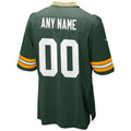 Elroe Custom GB.Packers Green Home Game Stitched Jerseys