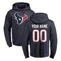 Elroe Custom H.Texans Navy Pro Line Pullover Hoodie Limited Game Any Name & Numbers Stitched Jerseys
