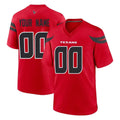 Elroe Custom H.Texans Red Alternate Home Game Any Name & Numbers Stitched Jerseys