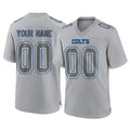 Elroe Custom IN.Colts Gray Atmosphere Fashion Home Game Any Name & Numbers Stitched Jerseys