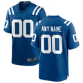 Elroe Custom IN.Colts Royal Replica Home Game Stitched Jerseys