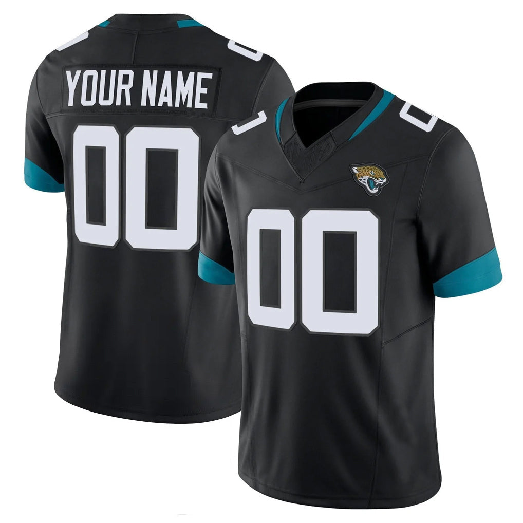 Elroe Custom J.Jaguars Black Vapor F.U.S.E. Limited Home Game Any Name & Numbers Stitched Jerseys