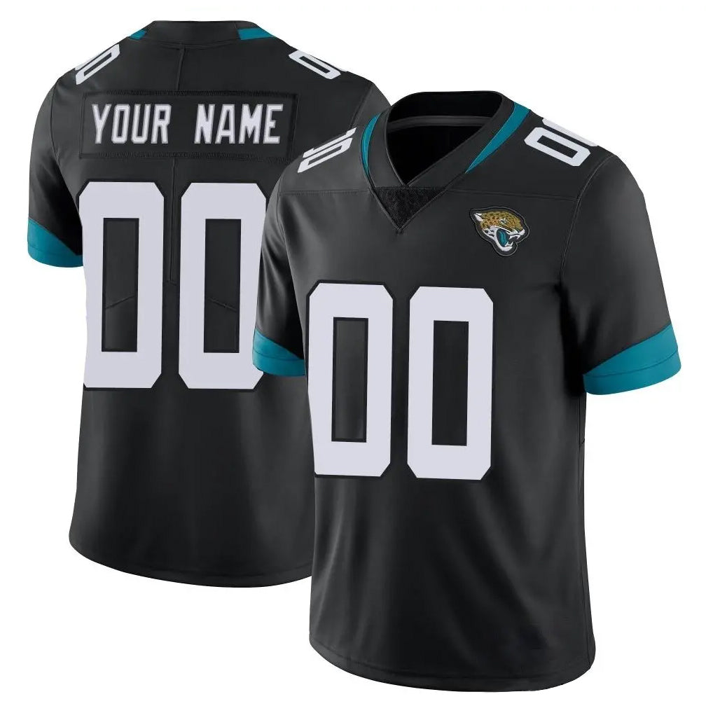 Elroe Custom J.Jaguars Black Vapor Untouchable Limited Home Game Any Name & Numbers Stitched Jerseys