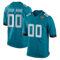 Elroe Custom J.Jaguars Teal Home Game Any Name & Numbers Stitched Jerseys