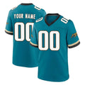 Elroe Custom J.Jaguars Teal Prowler Throwback Limited Home Game Any Name & Numbers Stitched Jerseys