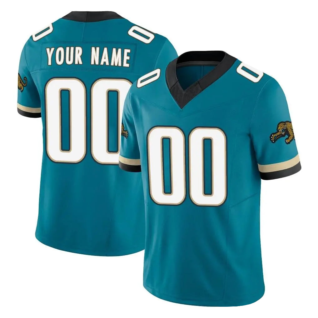 Elroe Custom J.Jaguars Teal Prowler Throwback Vapor F.U.S.E. Limited Home Game Any Name & Numbers Stitched Jerseys