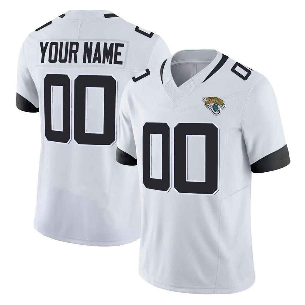 Elroe Custom J.Jaguars White Vapor F.U.S.E. Limited Home Game Any Name & Numbers Stitched Jerseys