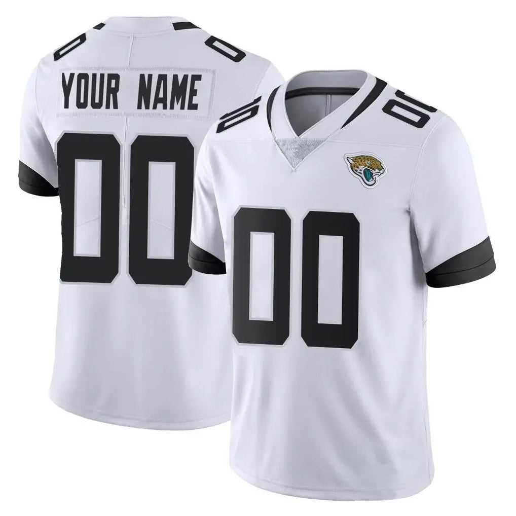Elroe Custom J.Jaguars White Vapor Untouchable Limited Home Game Any Name & Numbers Stitched Jerseys