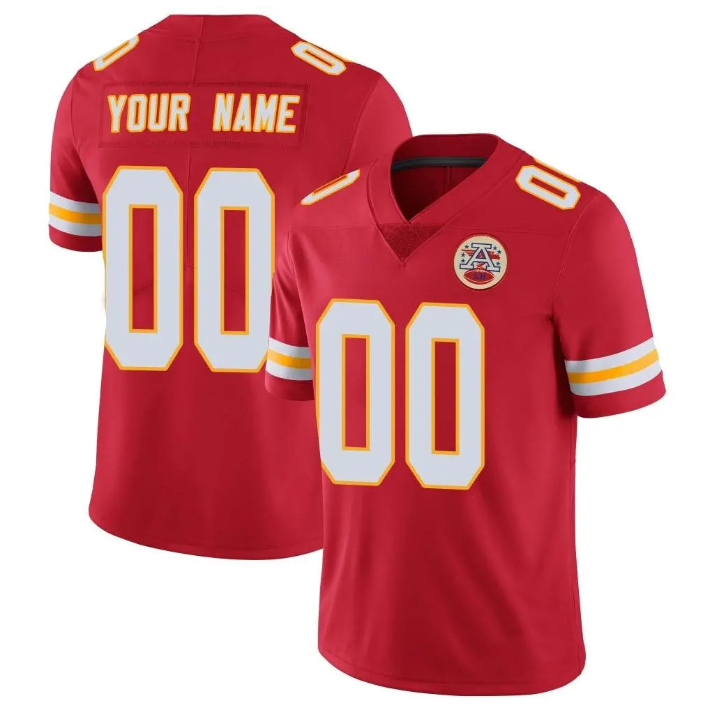 Elroe Custom KC.Chiefs Red Limited Vapor Untouchable Home Game Any Name & Numbers Stitched Jerseys