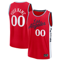 Elroe Custom LA.Clippers Red Fast Break Stitched Jerseys- Statement Edition