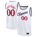 Elroe Custom LA.Clippers White Fast Break Stitched Jerseys - Association Edition
