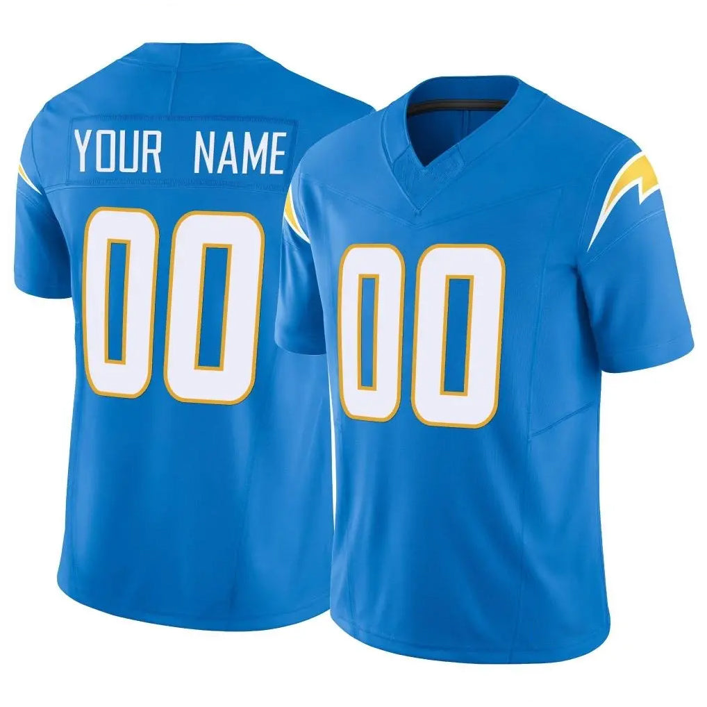 Elroe Custom LA.Chargers Blue Limited Vapor F.U.S.E. Home Game Any Name & Numbers Stitched Jerseys