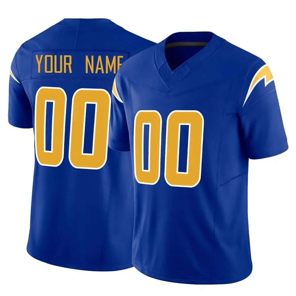 Elroe Custom LA.Chargers Royal Limited Vapor F.U.S.E. Home Game Any Name & Numbers Stitched Jerseys