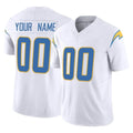 Elroe Custom LA.Chargers White Limited Vapor F.U.S.E. Home Game Any Name & Numbers Stitched Jerseys