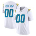 Elroe Custom LA.Chargers White Limited Vapor Untouchable Home Game Any Name & Numbers Stitched Jerseys