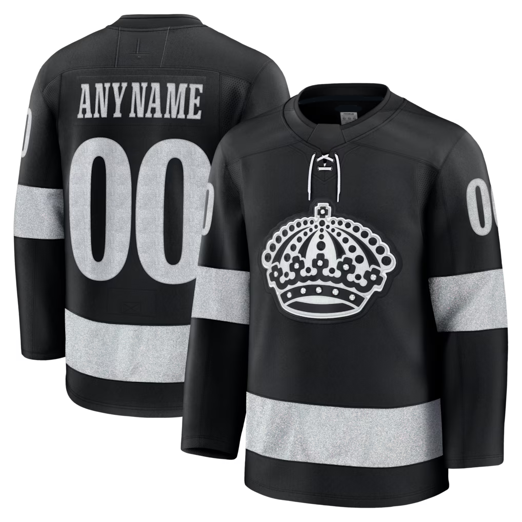 Elroe Custom LA.Kings Black Alternate Premium Jerseys