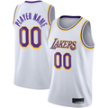 Elroe Custom LA.Lakers White 2020-2021 Swingman Stitched Jerseys - Association Edition