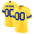 Elroe Custom LA.Rams Gold Classic Sol Home Game Any Name & Numbers Stitched Jerseys