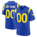 Elroe Custom LA.Rams Royal Game Stitched Jerseys