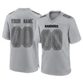 Elroe Custom LV.Raiders Gray Atmosphere Fashion Limited Game Any Name & Numbers Stitched Jerseys