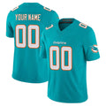 Elroe Custom M.Dolphins Aqua Limited Vapor F.U.S.E. Home Game Any Name & Numbers Stitched Jerseys